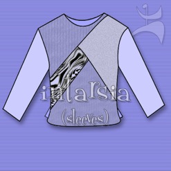 INTARSIA MOSAIC TOP (SLEEVES)