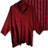 RAHBA-SPECIAL<BR>(RUBY BOUCLE STRIPES)